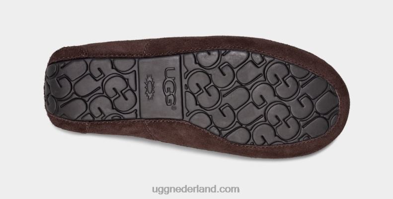 Heren espresso UGG ascot pantoffel 686ZP1652