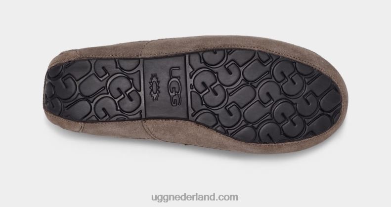 Heren grijs UGG ascot pantoffel 686ZP1425