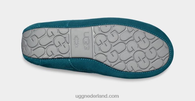 Heren jachthaven blauw UGG ascot pantoffel 686ZP1424