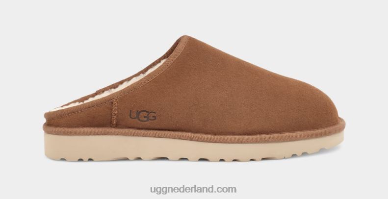Heren kastanje UGG klassieke instapper 686ZP1510