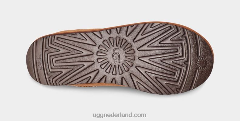 Heren kastanje/espresso UGG tasman-logo 686ZP208