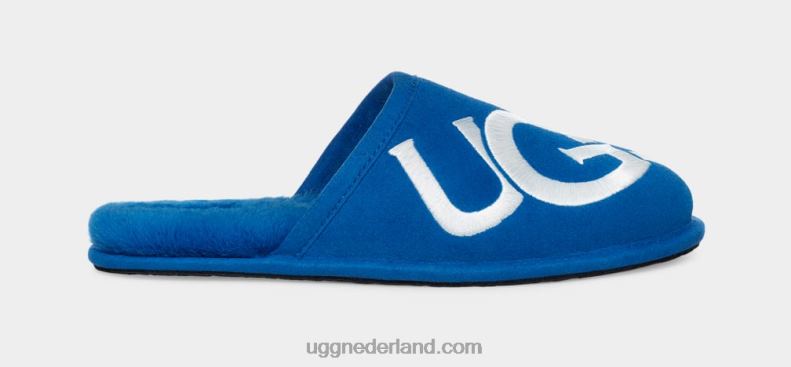 Heren klassiek blauw/wit UGG scuff-logo 686ZP1618