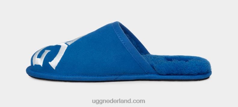 Heren klassiek blauw/wit UGG scuff-logo 686ZP1618