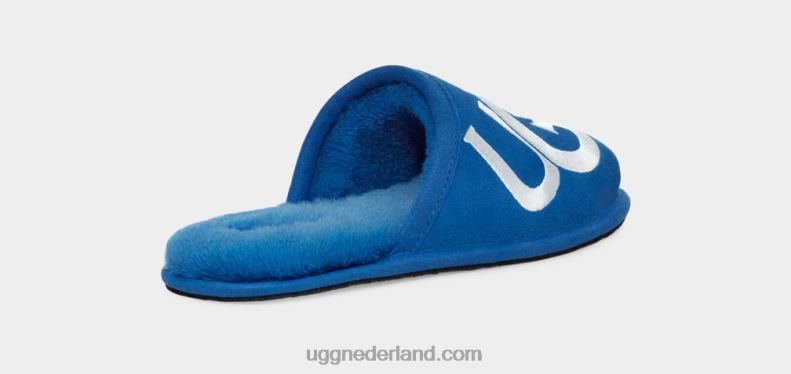 Heren klassiek blauw/wit UGG scuff-logo 686ZP1618
