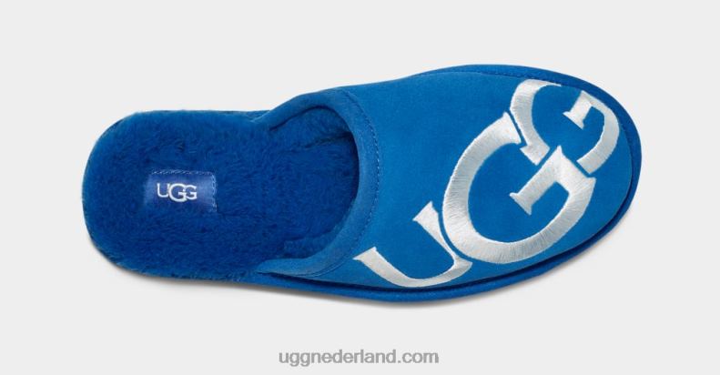 Heren klassiek blauw/wit UGG scuff-logo 686ZP1618