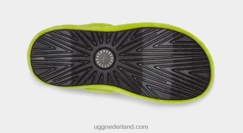 Heren limoen/zwart UGG pluis je 686ZP1626