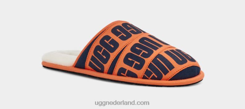 Heren marine/oranje UGG schaaf grafische band 686ZP1595