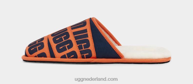 Heren marine/oranje UGG schaaf grafische band 686ZP1595
