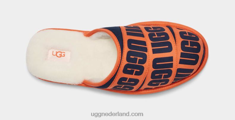Heren marine/oranje UGG schaaf grafische band 686ZP1595