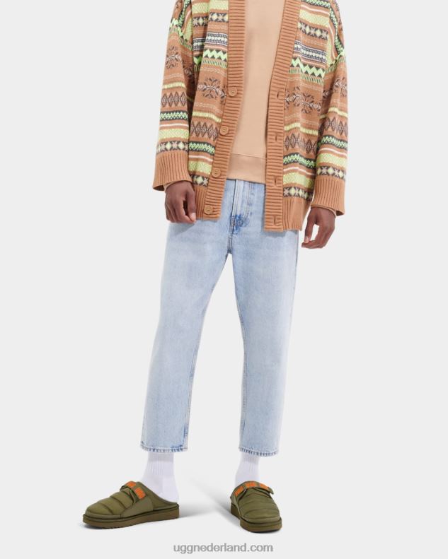 Heren mosgroen/oranje UGG duin instapper lta 686ZP1566