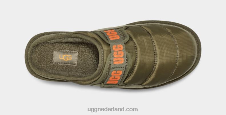 Heren mosgroen/oranje UGG duin instapper lta 686ZP1566