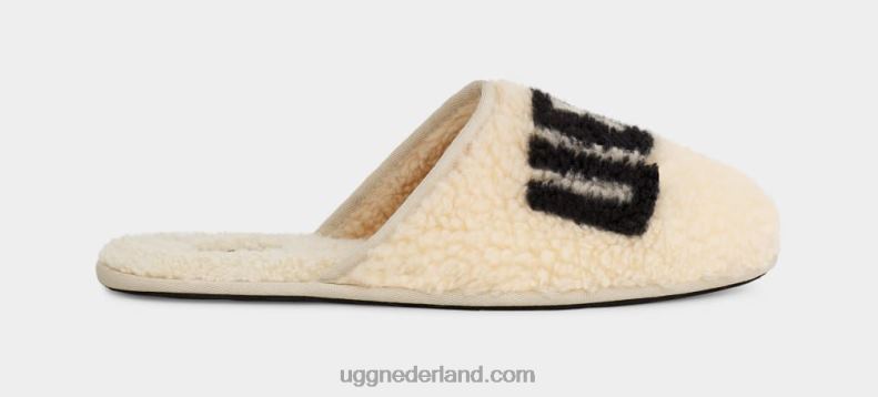 Heren natuurlijk UGG scuff krullende afbeelding 686ZP1588