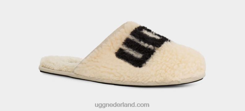 Heren natuurlijk UGG scuff krullende afbeelding 686ZP1588