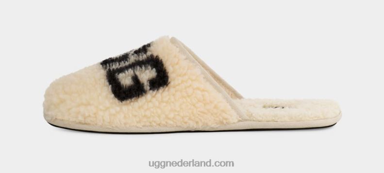 Heren natuurlijk UGG scuff krullende afbeelding 686ZP1588