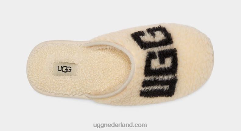 Heren natuurlijk UGG scuff krullende afbeelding 686ZP1588