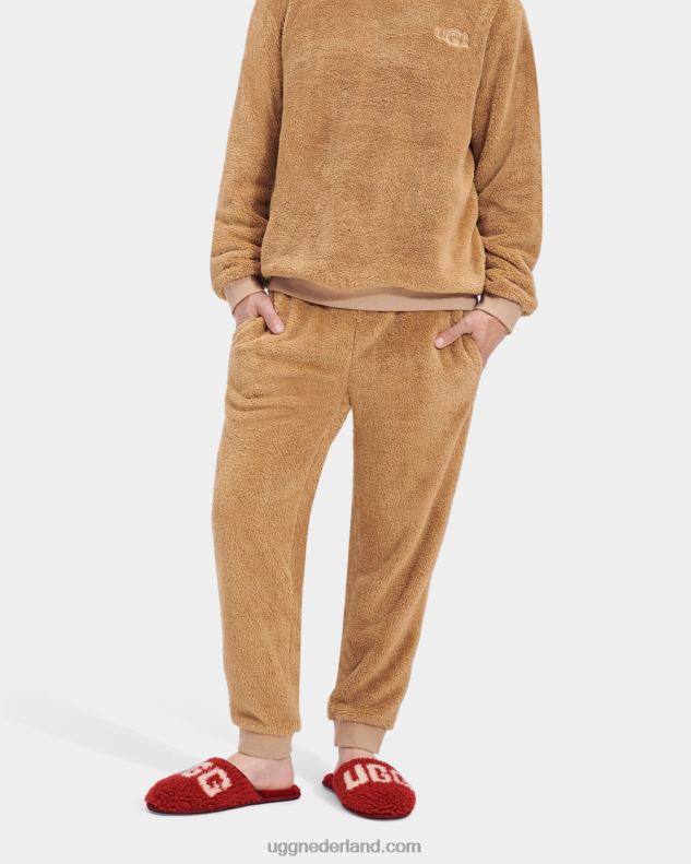 Heren rode wijn UGG scuff krullende afbeelding 686ZP1589