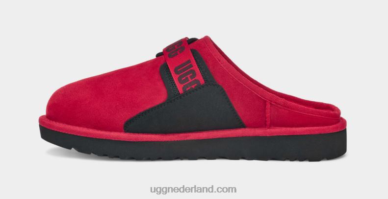 Heren samba rood UGG duin slip-on 686ZP1640