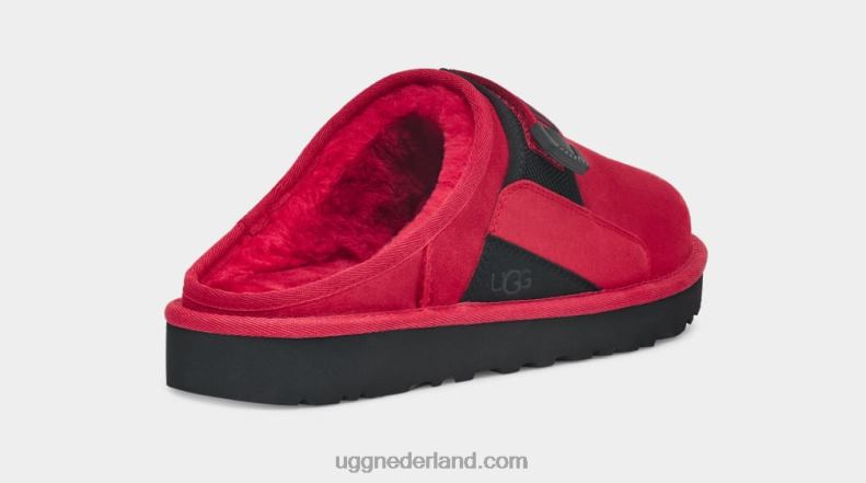 Heren samba rood UGG duin slip-on 686ZP1640