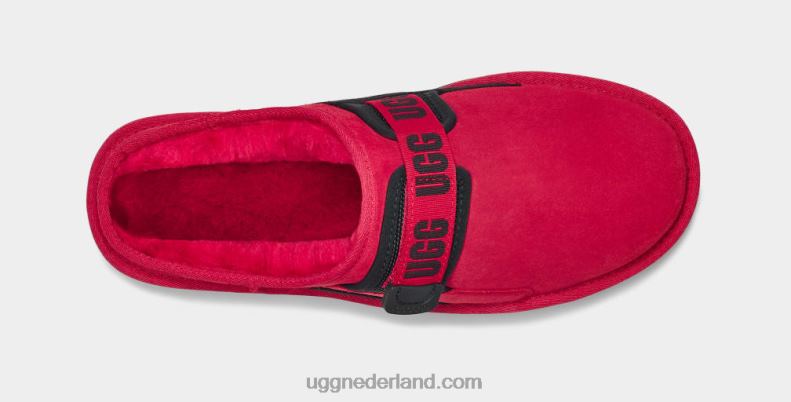 Heren samba rood UGG duin slip-on 686ZP1640