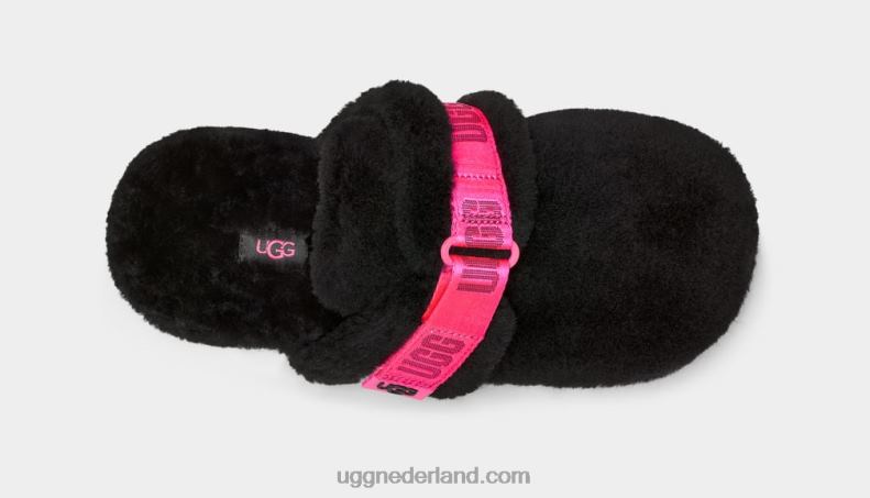 Heren toffe roze/zwart UGG pluis het 686ZP1633