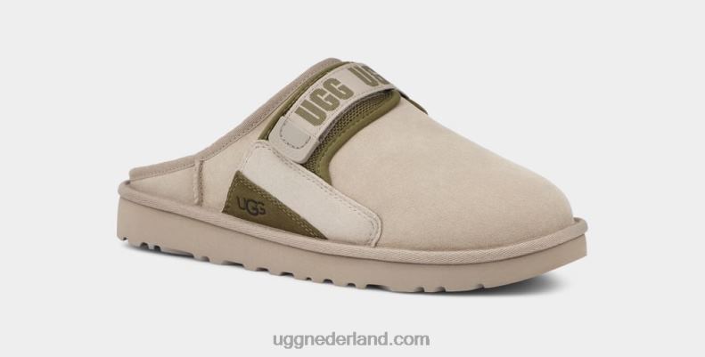 Heren touw/mosgroen UGG duin slip-on 686ZP1446