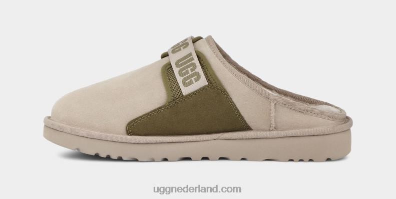 Heren touw/mosgroen UGG duin slip-on 686ZP1446