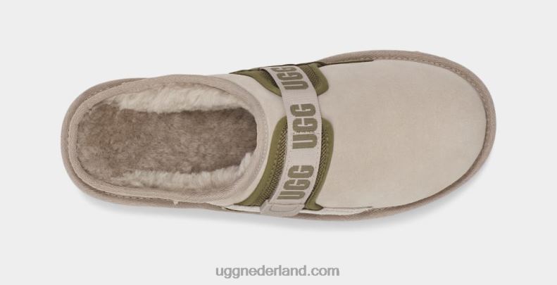 Heren touw/mosgroen UGG duin slip-on 686ZP1446