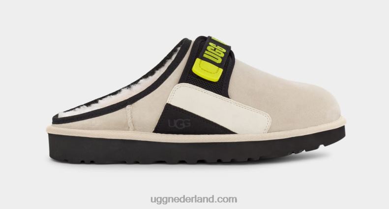 Heren witte pet UGG duin slip-on 686ZP1639