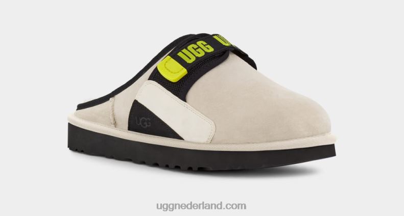 Heren witte pet UGG duin slip-on 686ZP1639