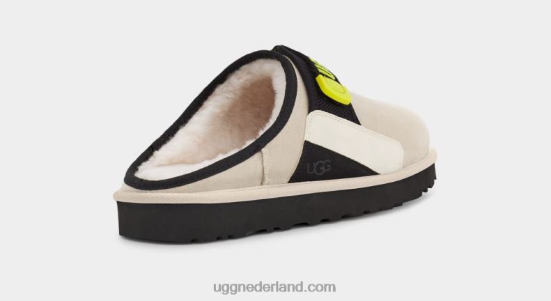 Heren witte pet UGG duin slip-on 686ZP1639