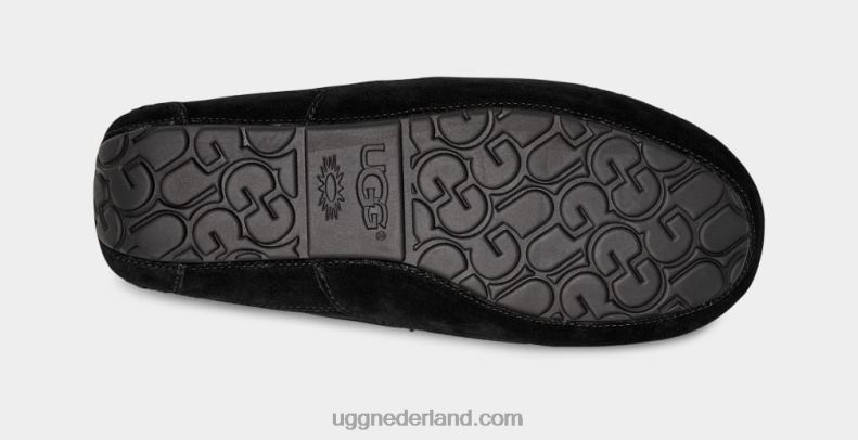 Heren zwart UGG ascot pantoffel 686ZP1422