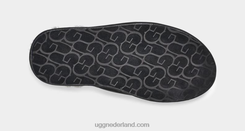 Heren zwart UGG leer schuren 686ZP2299