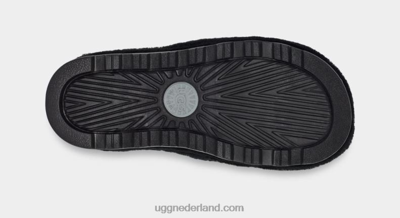 Heren zwart UGG pluis op 686ZP1650