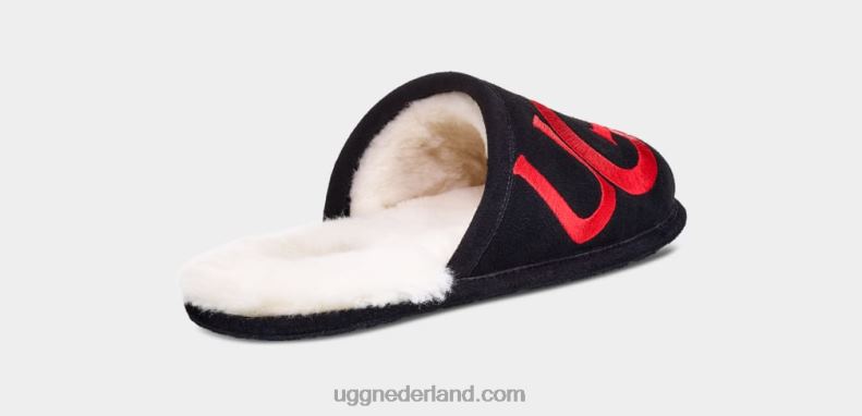 Heren zwart UGG scuff-logo 686ZP1619