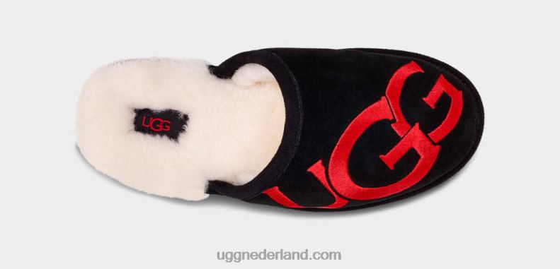 Heren zwart UGG scuff-logo 686ZP1619