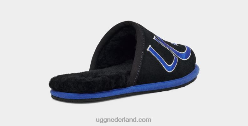Heren zwart/neptunus UGG scuff-logo ii 686ZP227