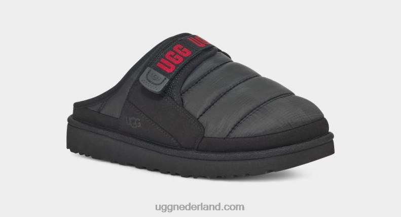 Heren zwart/samba rood UGG duin instapper lta 686ZP1564