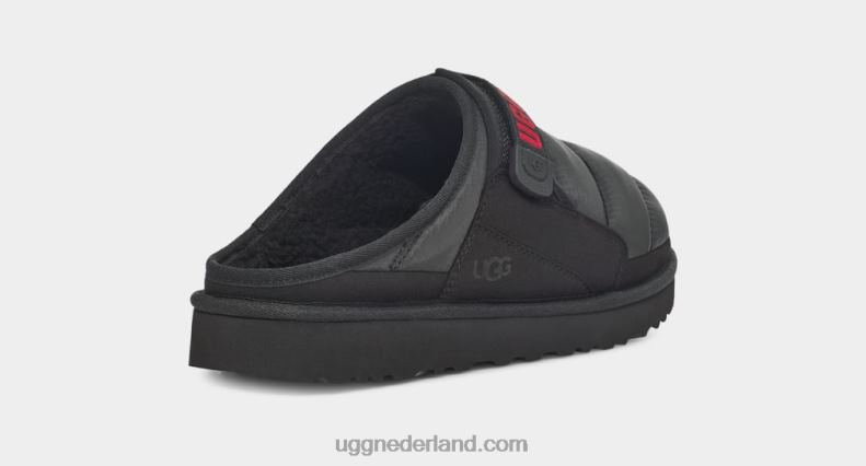 Heren zwart/samba rood UGG duin instapper lta 686ZP1564