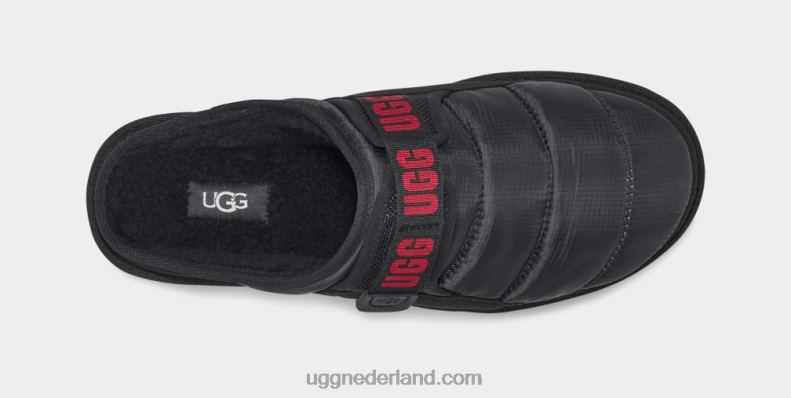 Heren zwart/samba rood UGG duin instapper lta 686ZP1564