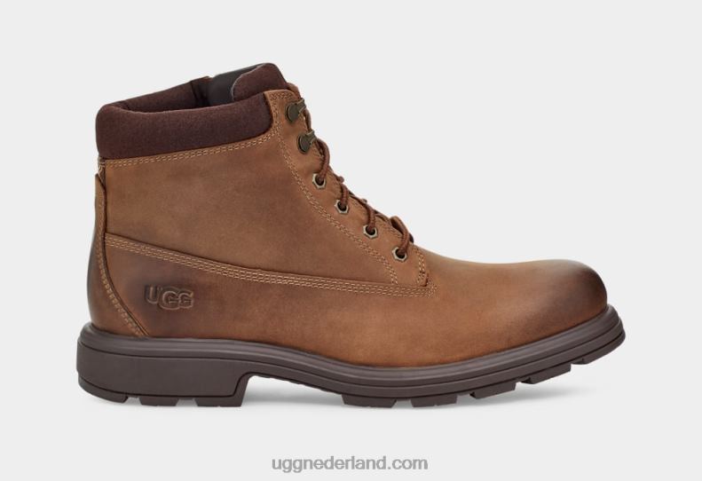 Heren eiken leer UGG biltmore halfhoge laars met platte neus 686ZP200