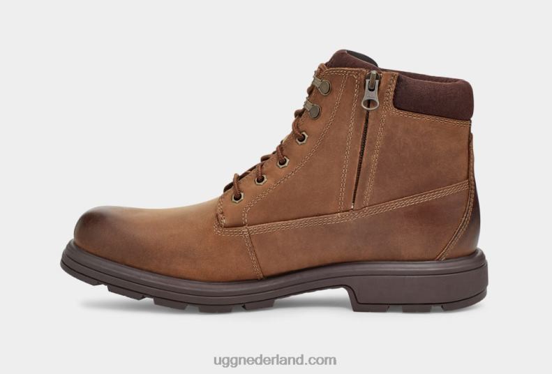 Heren eiken leer UGG biltmore halfhoge laars met platte neus 686ZP200