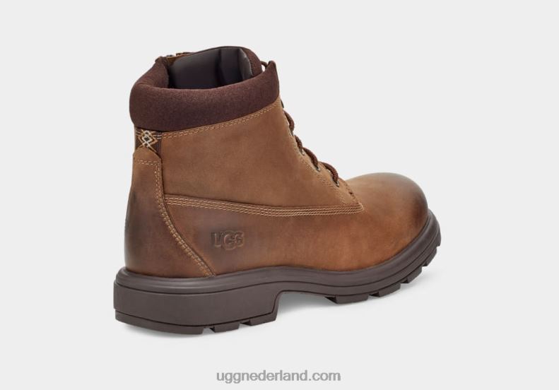 Heren eiken leer UGG biltmore halfhoge laars met platte neus 686ZP200