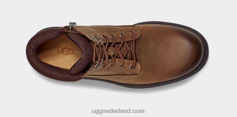 Heren eiken leer UGG biltmore halfhoge laars met platte neus 686ZP200
