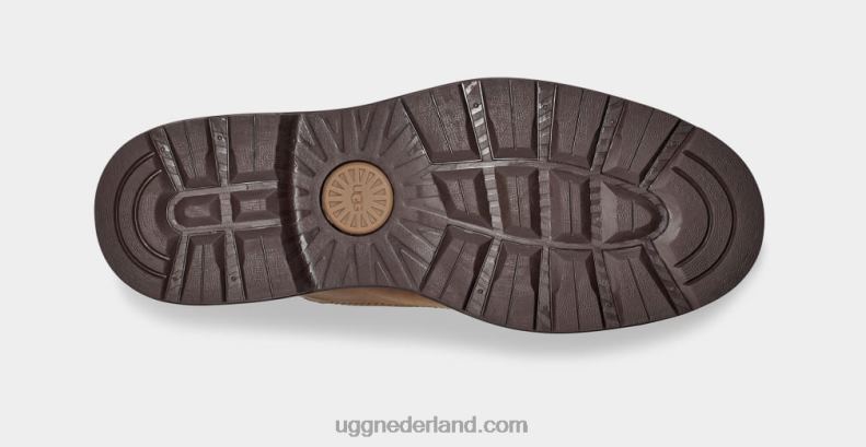 Heren eiken leer UGG biltmore halfhoge laars met platte neus 686ZP200