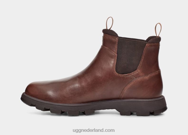 Heren kastanje leer UGG hillmont chelsea 686ZP1506