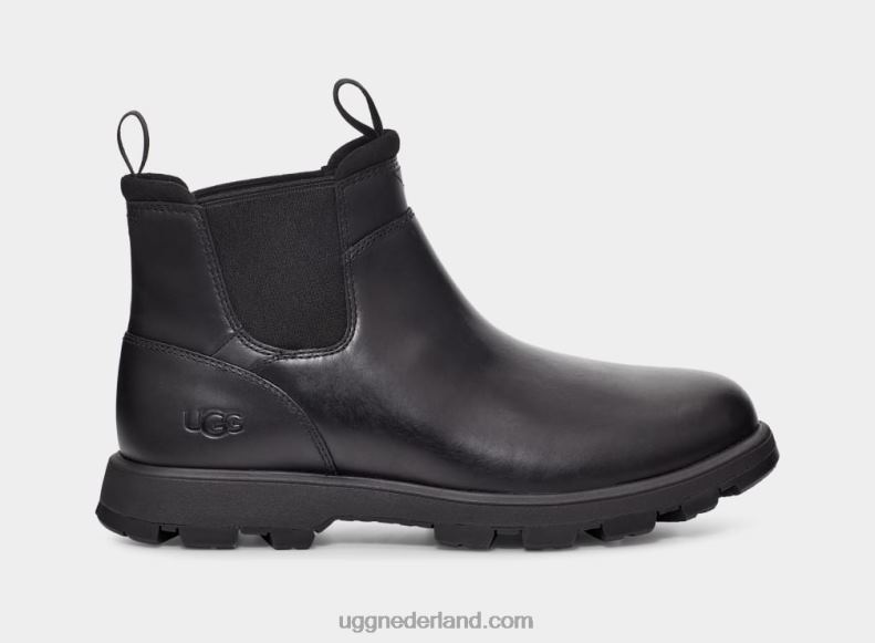 Heren zwart leer UGG hillmont chelsea 686ZP1505
