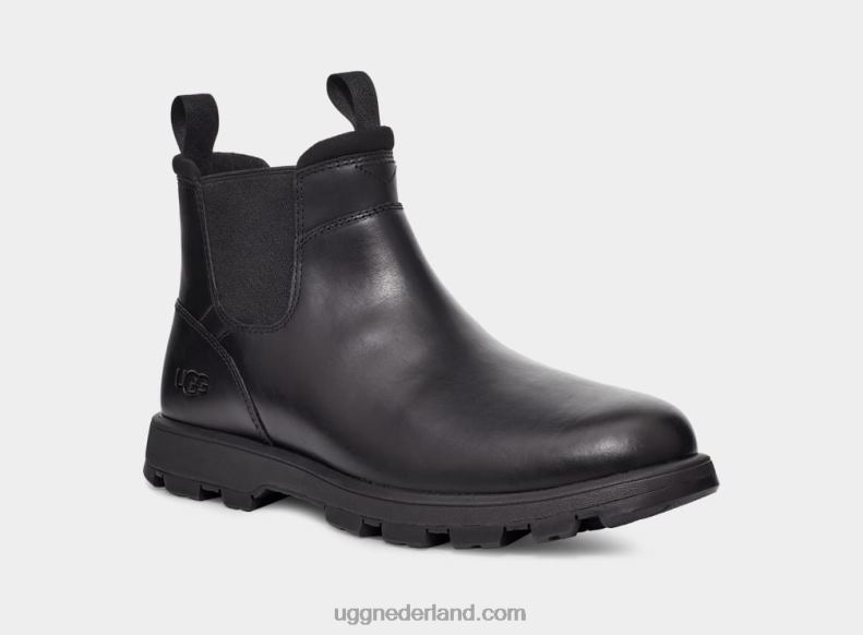 Heren zwart leer UGG hillmont chelsea 686ZP1505