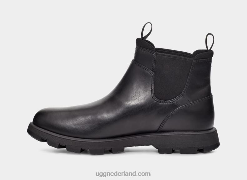 Heren zwart leer UGG hillmont chelsea 686ZP1505