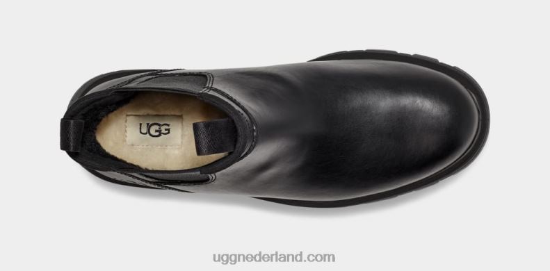 Heren zwart leer UGG hillmont chelsea 686ZP1505