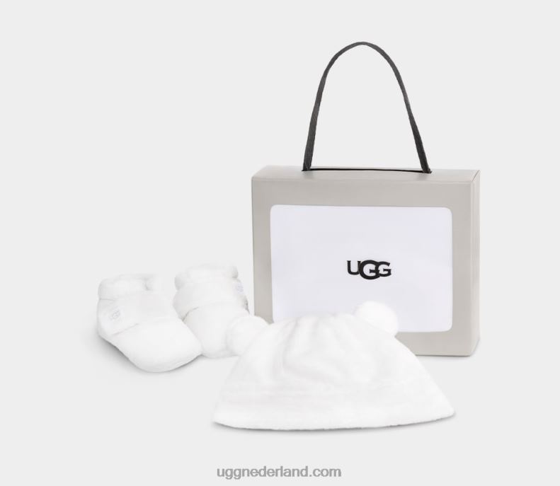 Baby blanco de blanco UGG bixbee en muts 686ZP2034